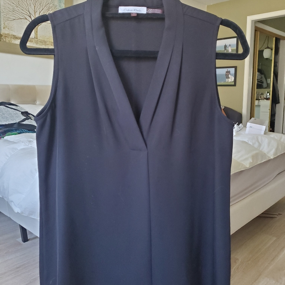 Clavin Klein black blouse